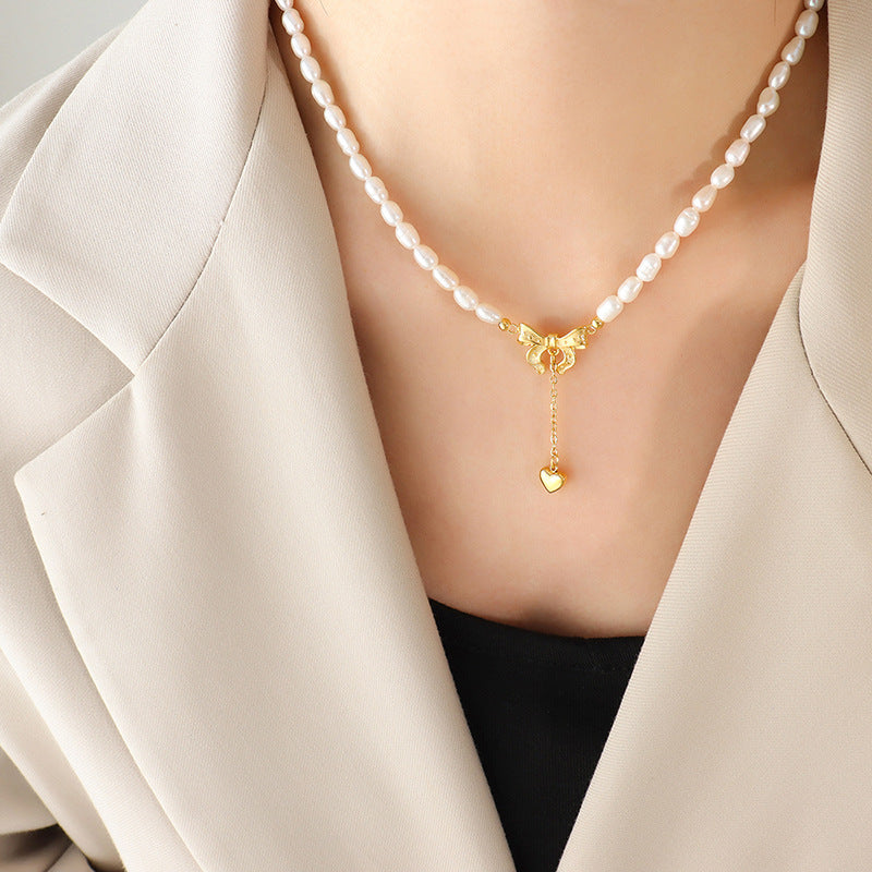 HEART OF PEARL NECKLACE